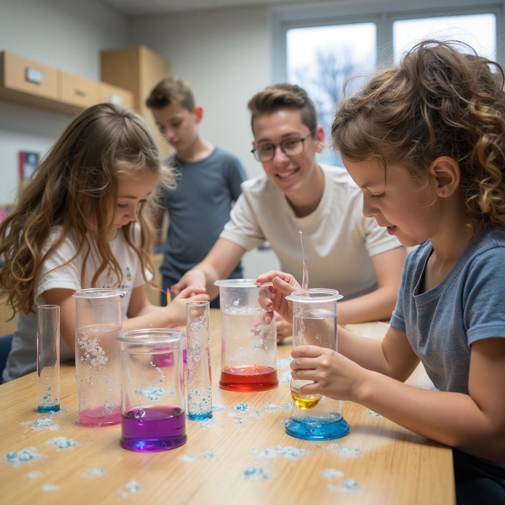 Science experiment workshop
